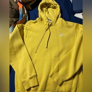 Nike yellow hoodie sweatpants set in US size small